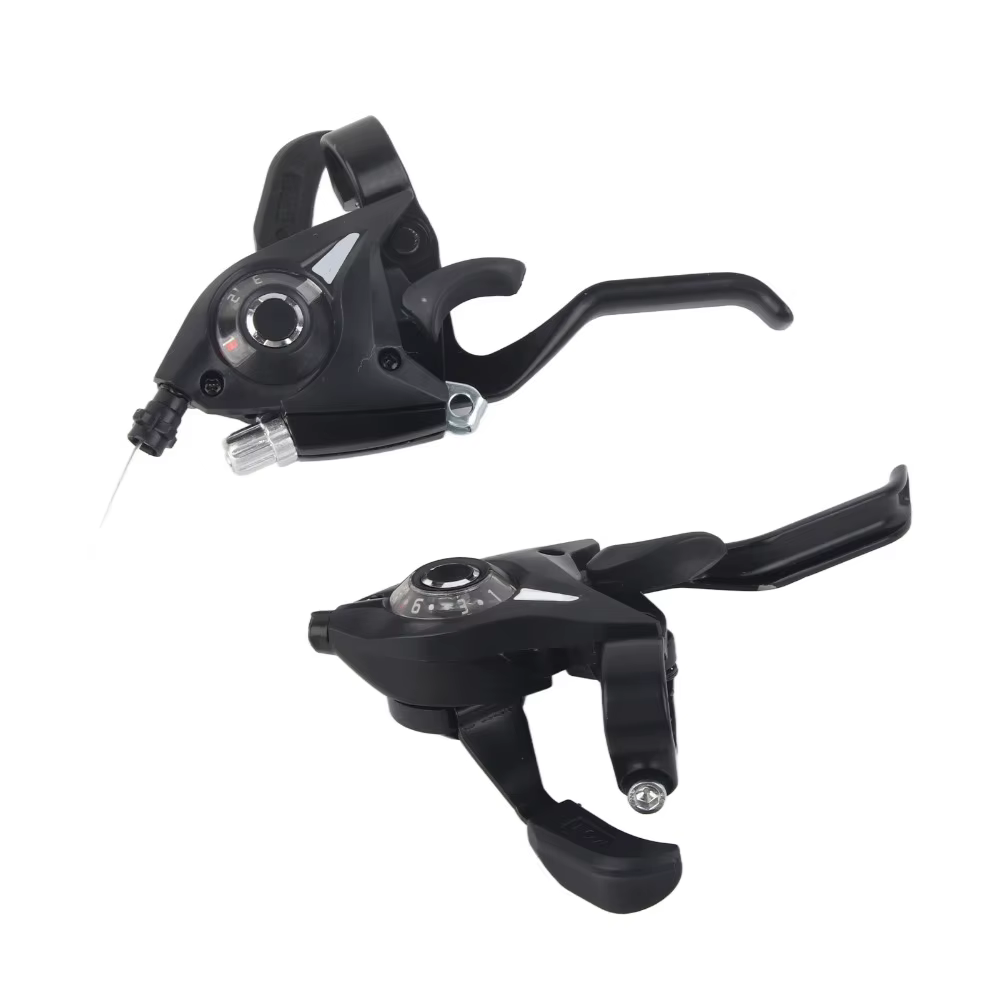 Palancas de Freno y Cambio Ergonómicas 3x8 – Bicicleta Montaña V-Brake - imagen 3