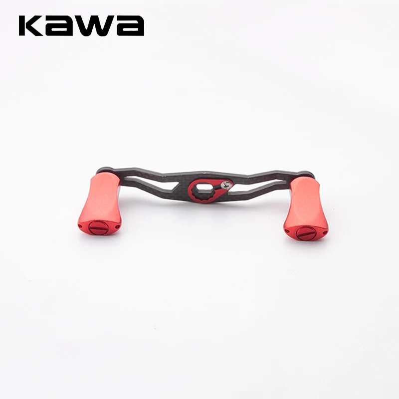 Kawa Maneta de carrete en carbono para Daiwa y Abu, perilla aleación - imagen 2