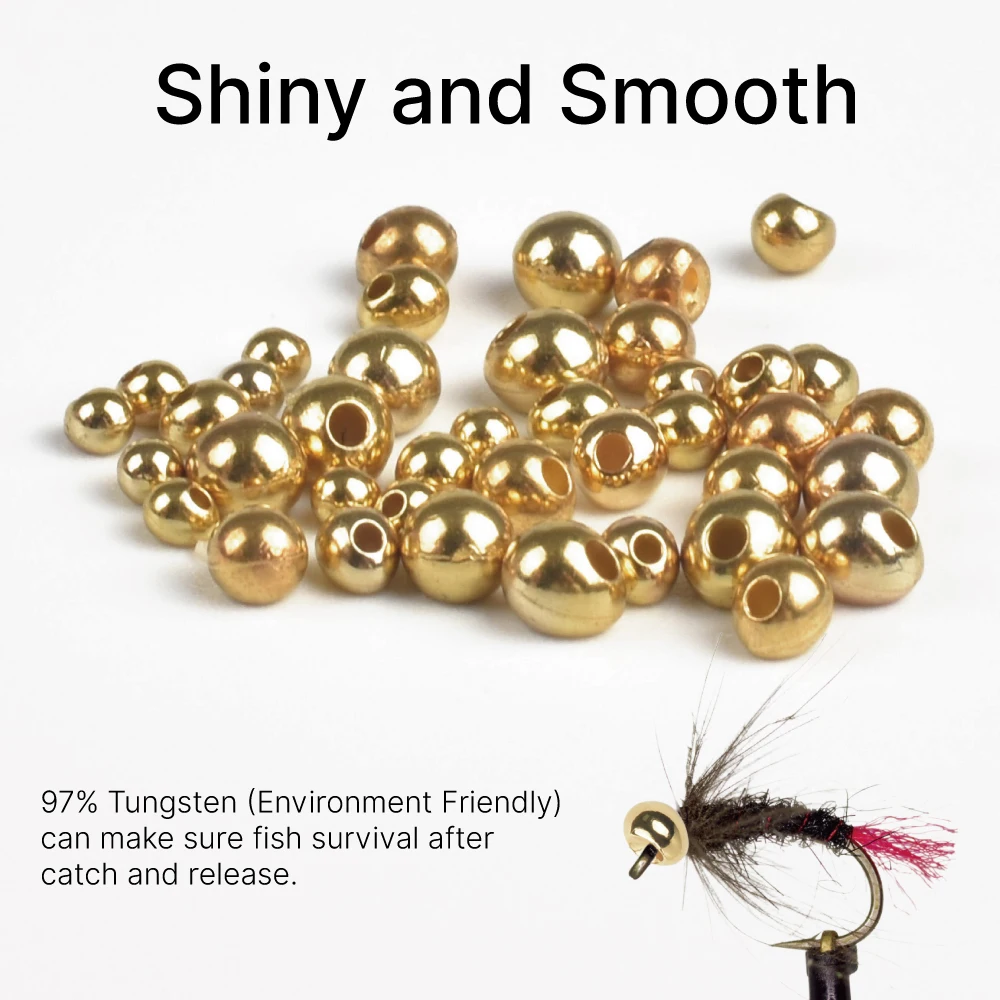 Perlas de pesca con mosca jig de tungsteno MUUNN – para trucha - imagen 5
