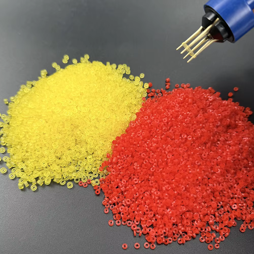 Bandas elásticas bicolor para cebo - Anillos carga rápida pesca - imagen 5