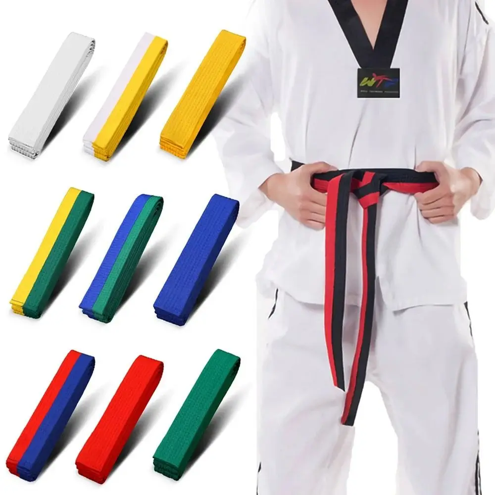 Cinturón TKD Aikido taekwondo poliéster-algodón fácil de sujetar - imagen 5