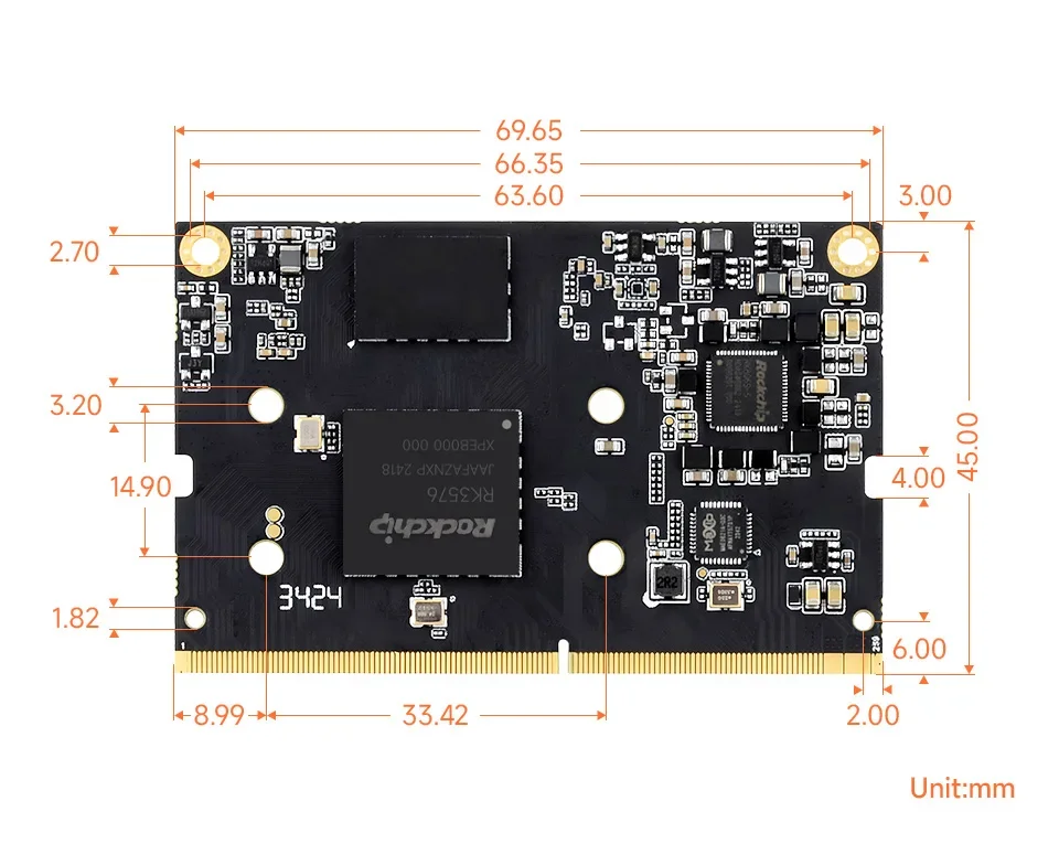 Rockchip RK3576 Waveshare Luckfox Core3576 procesador para módulos - imagen 4