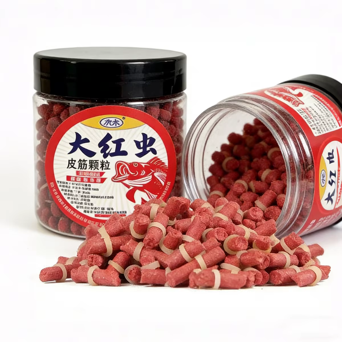 Pellets de Gusano Rojo para Carpa, Barbo y Perca