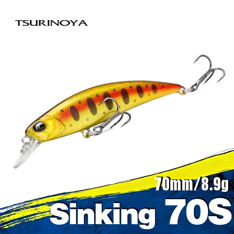 Tsurinoya DW75 Jerkbait – Minnow 70mm 8,9g para lubina y trucha - imagen 5