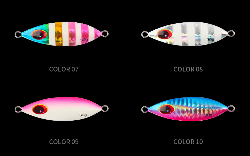 Jig LETOYO sobre superficie de pesca
