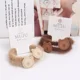 Coletero de peluche con oso adorable té con leche, invierno - imagen 5