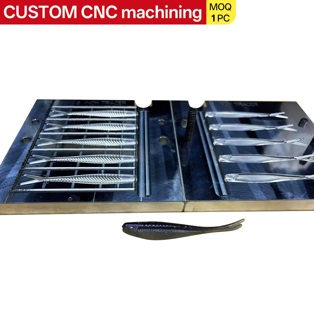 Molde inyección aluminio señuelos natación tipo columpio para vinilo - imagen 4