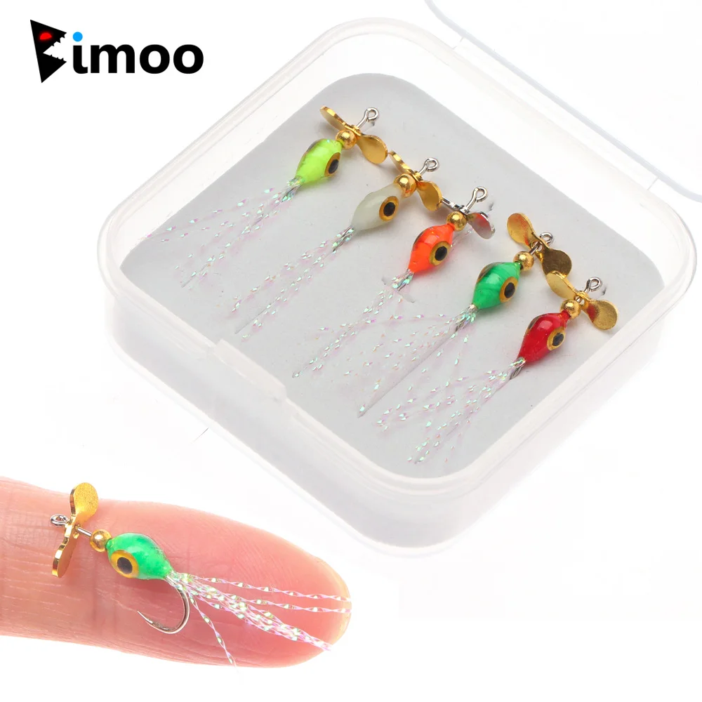 Señuelo de pesca Bimoo con lentejuelas 3D