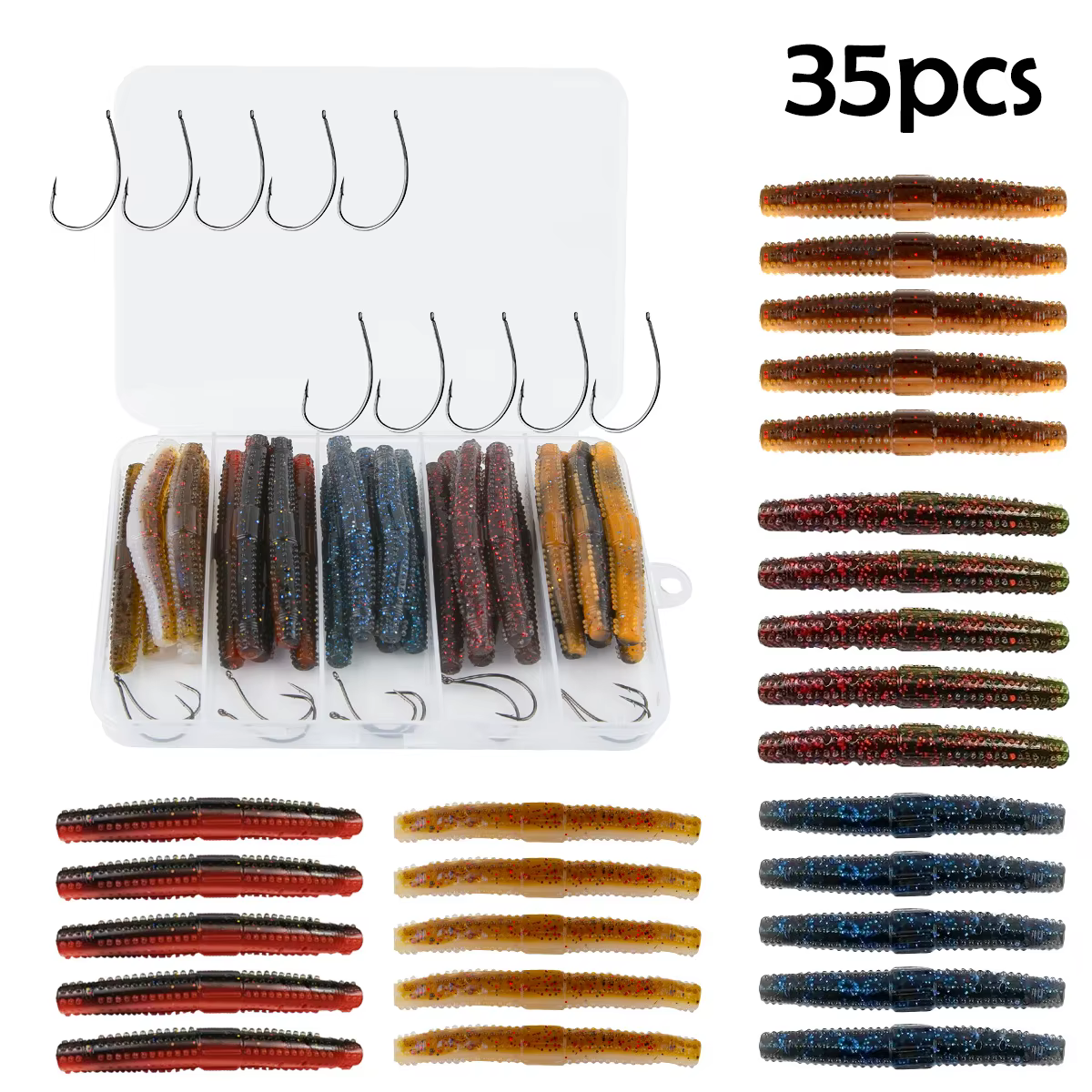 Luya Swimbait reversible – Cebo blando para bass - imagen 2