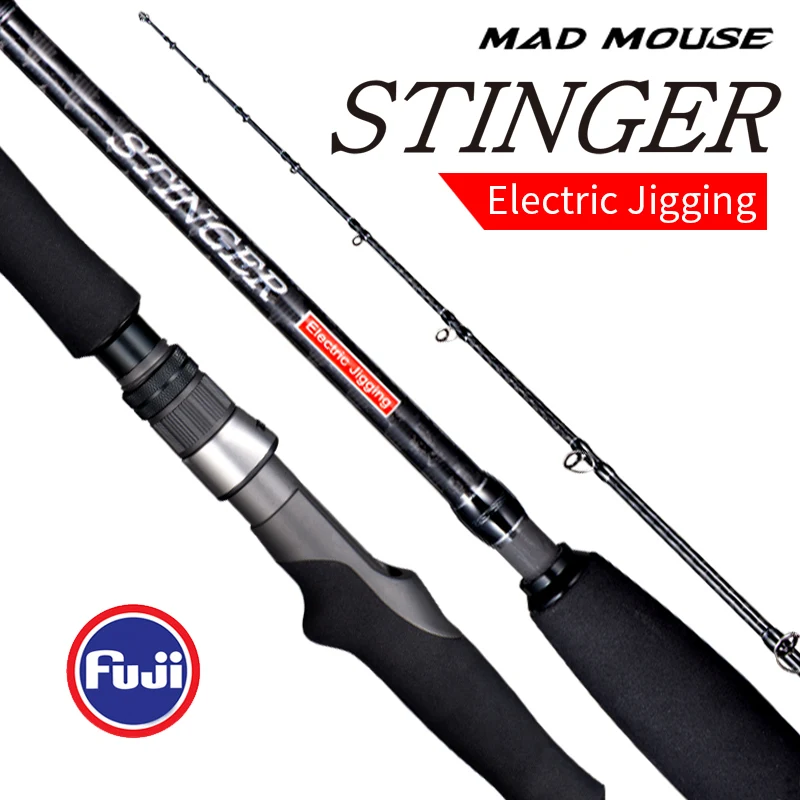 Madmouse STINGER caña eléctrica jigging agua salada calidad japonesa