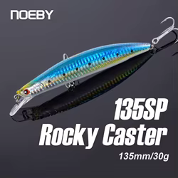 Wobbler jerkbait NOEBY 135mm 30g – Para lubina y lucio