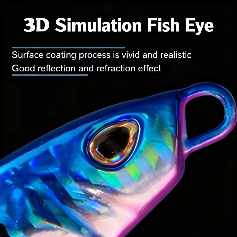 Cuchara Jigging impresa en 3D, señuelo duro con acción súper jig - imagen 2