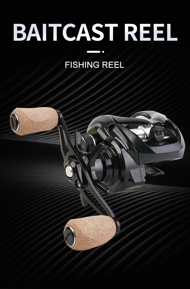Carrete de pesca con bobina de metal