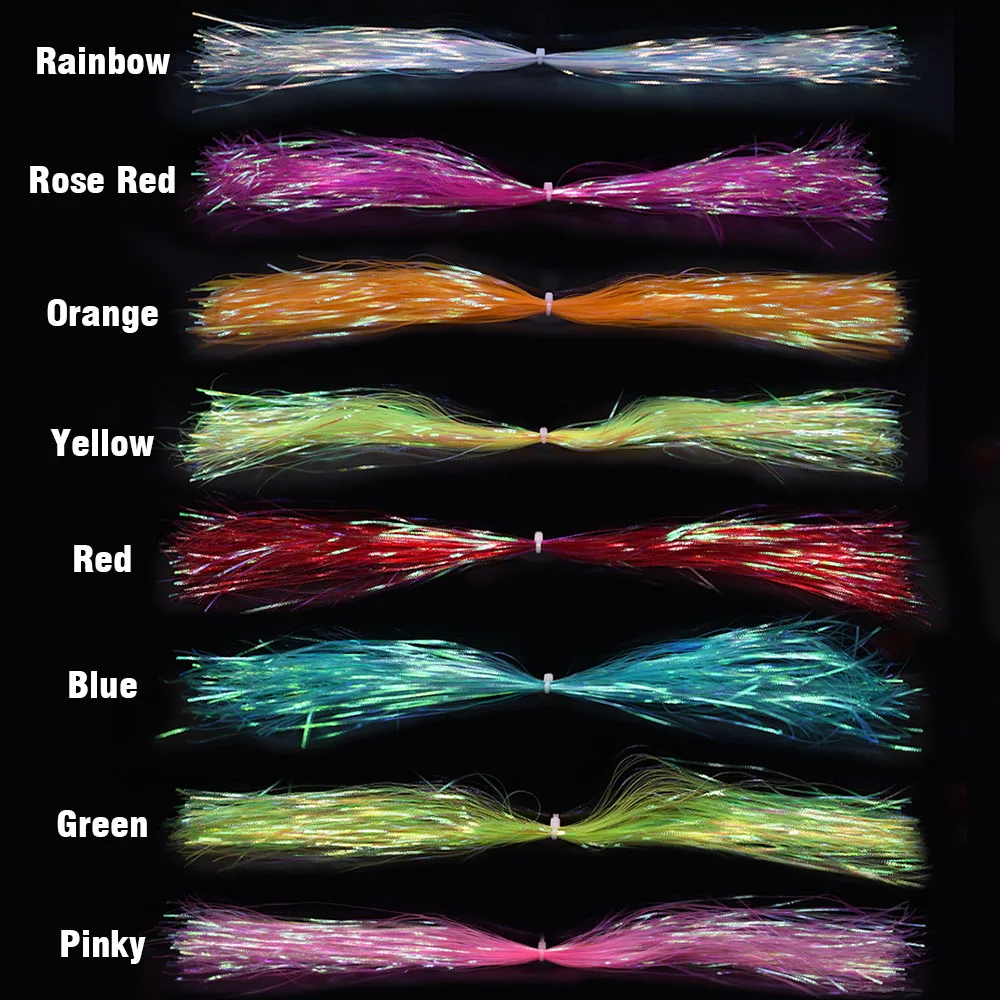 Mosca artificial MNFT Serpentina de atado – Escama brillante 1mm - imagen 2