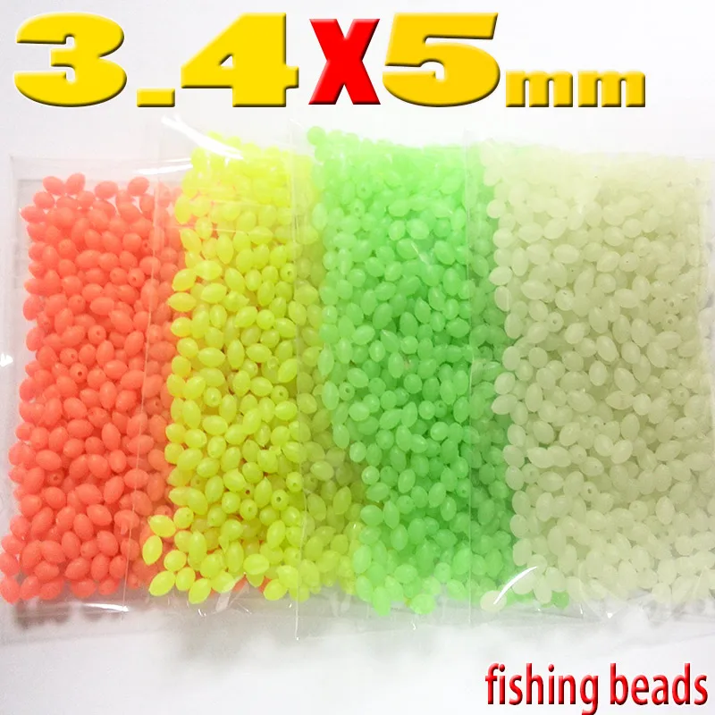 Cuentas luminosas doradas Glow Beads para pesca nocturna - imagen 5