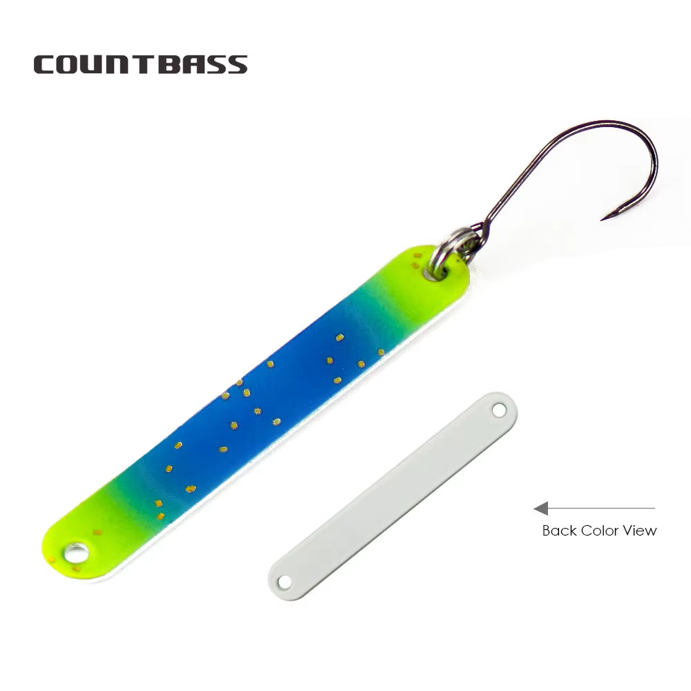 Cuchara de pesca COUNTBASS – Latón con anzuelo simple sin púas