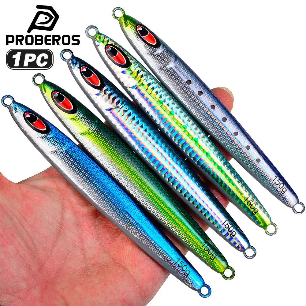 Señuelo jigging tipo sardina UV lanzado largo Proberos – jig metálico - imagen 4