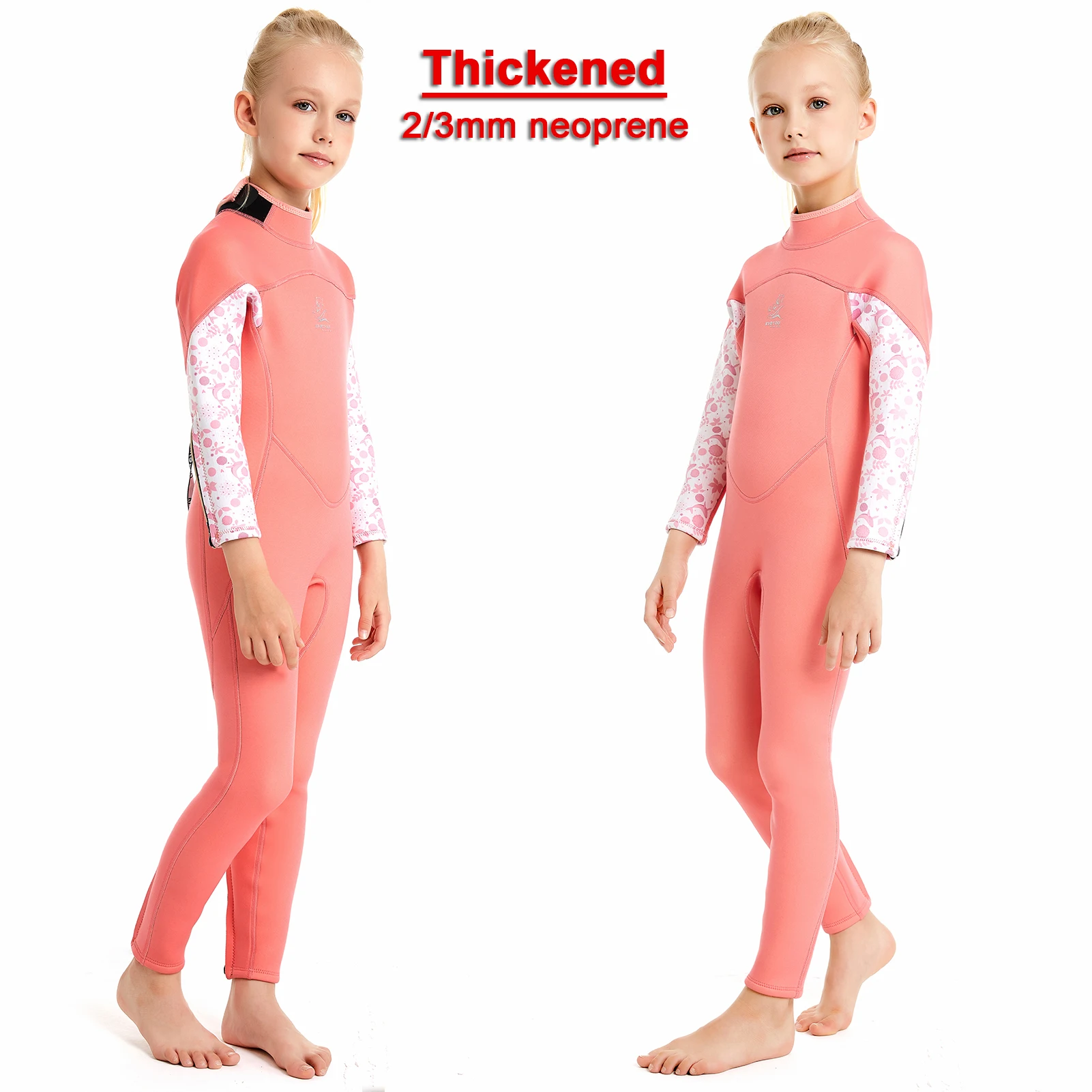 Traje de neopreno grueso para buceo infantil de agua fría - imagen 2