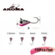 Anzuelo Jig Head para pesca en hielo con cebo de vinilo - imagen 4