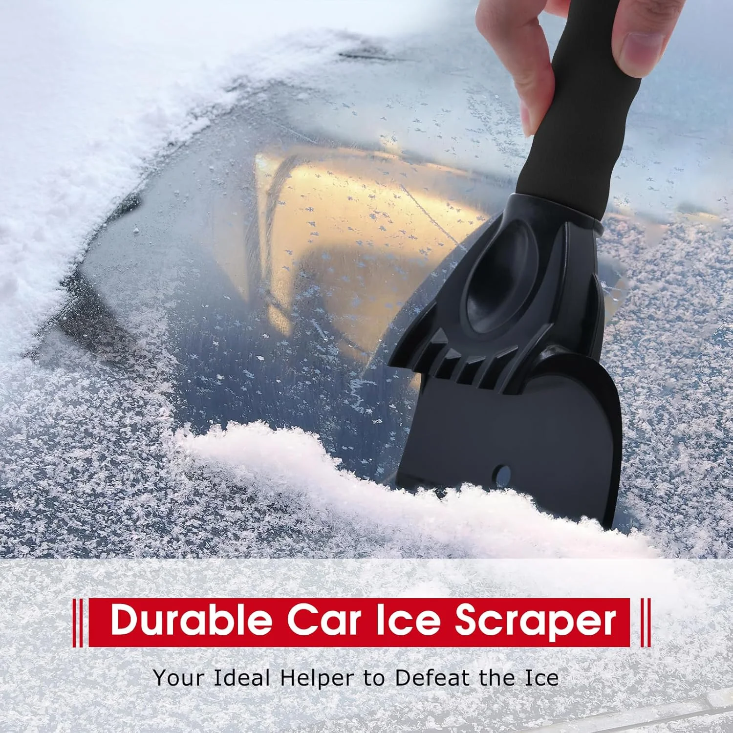 Raspador de Hielo para coches con descongelador y desempañador - imagen 5