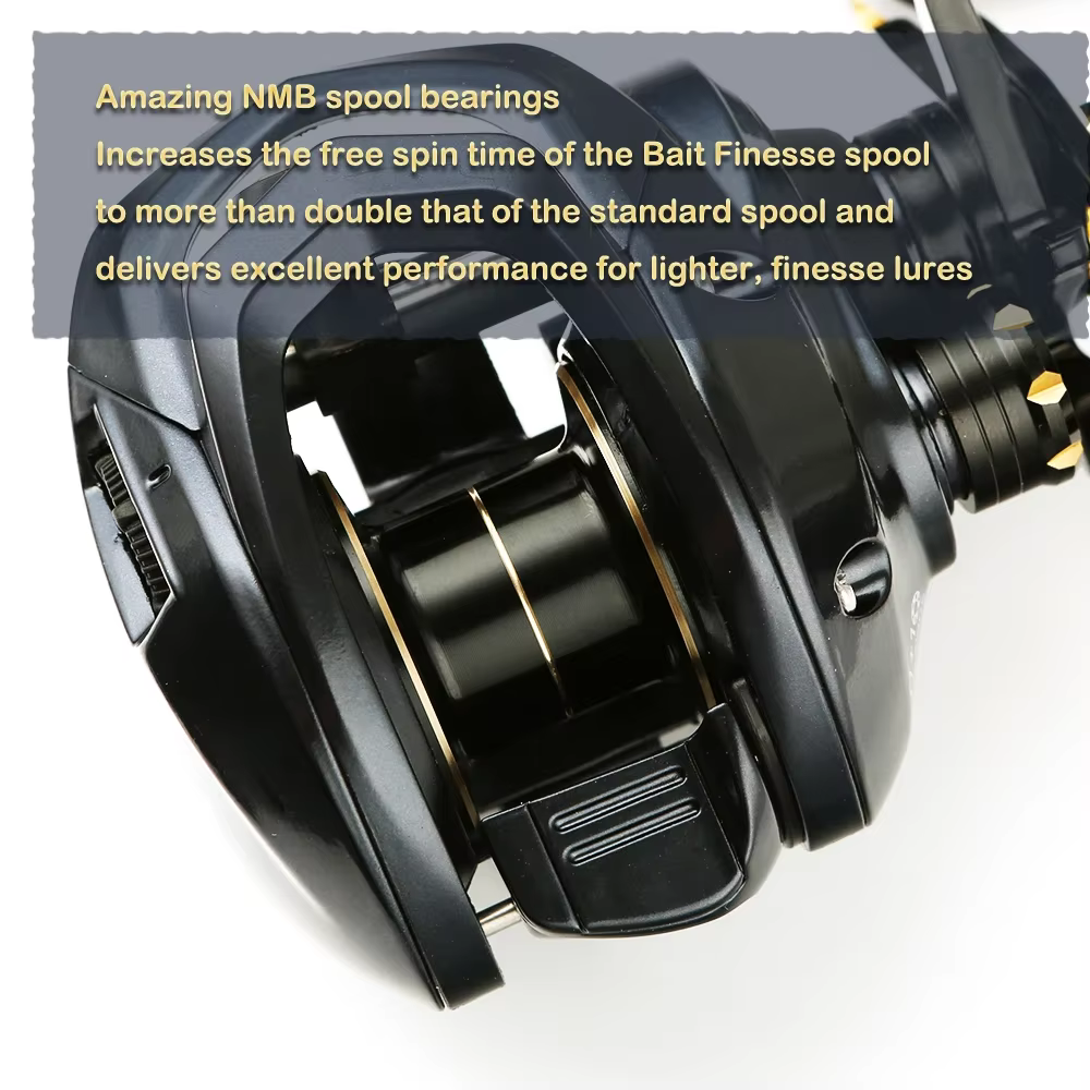 Carrete Baitcast Freno Magnético 8kg – Ratio 7,3:1 - imagen 4