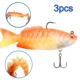 THKFISH señuelos articulados Swimbait con plomo insertable - imagen 4