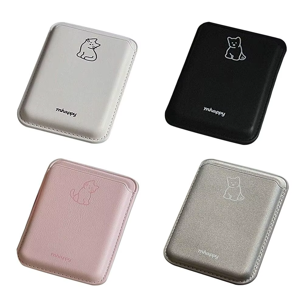 Porta Tarjetas Magsafe para iPhone con Diseño de Gato