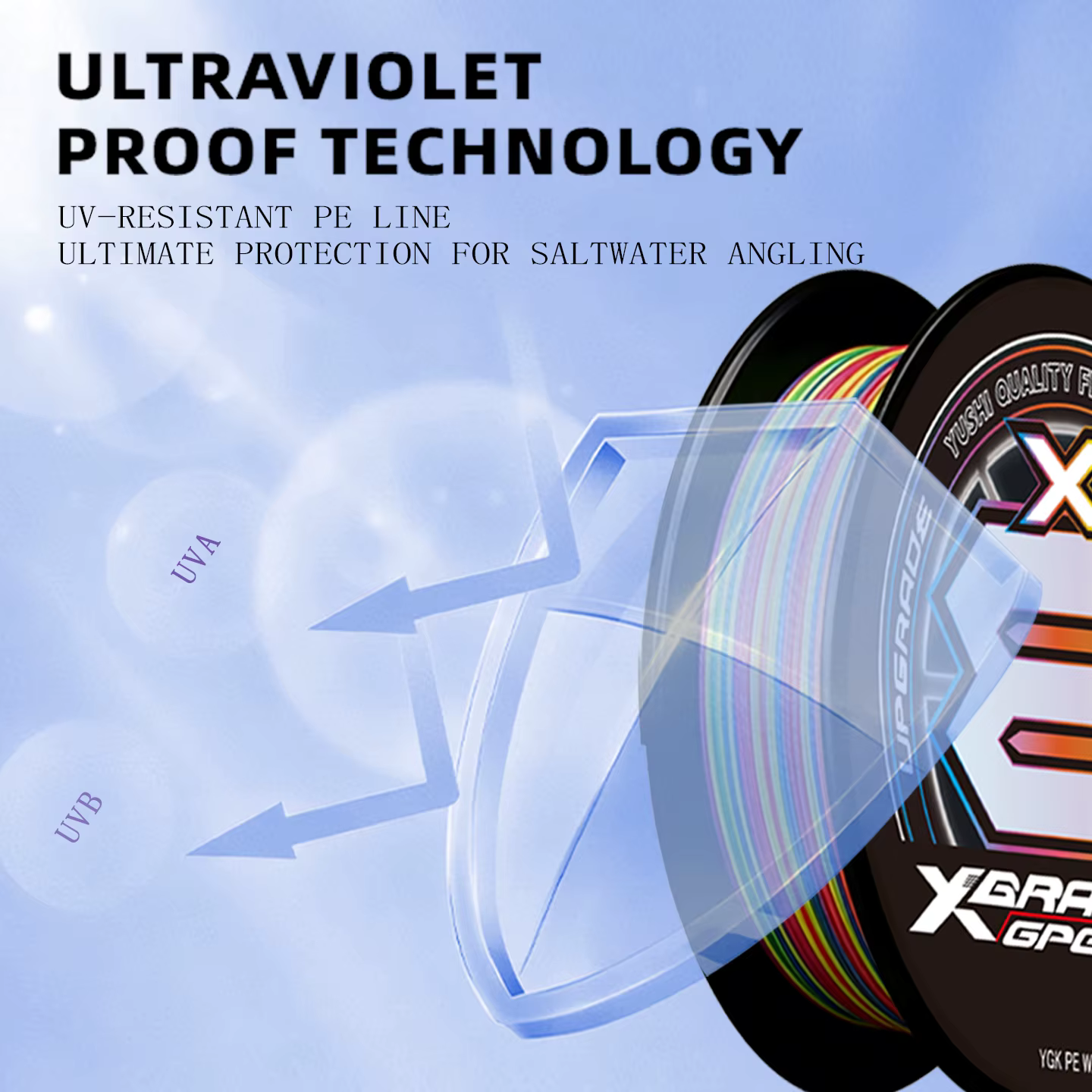 YGK X-BRAID Upgrade X8 – Línea trenzada de PE para agua salada - imagen 4