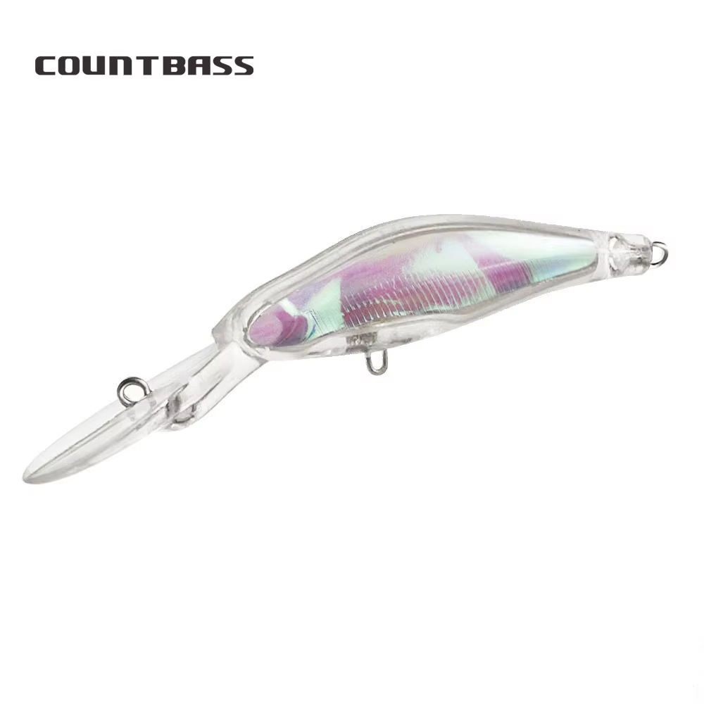 Countbass Wobbler blanco 3D – Señuelo duro para depredadores - imagen 3
