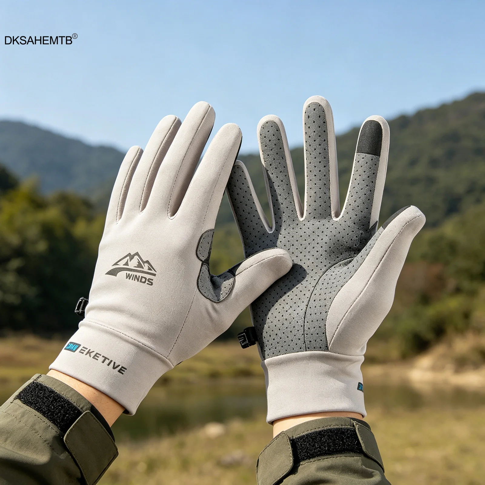 Guantes táctiles antideslizantes para pesca de invierno térmicos - imagen 4