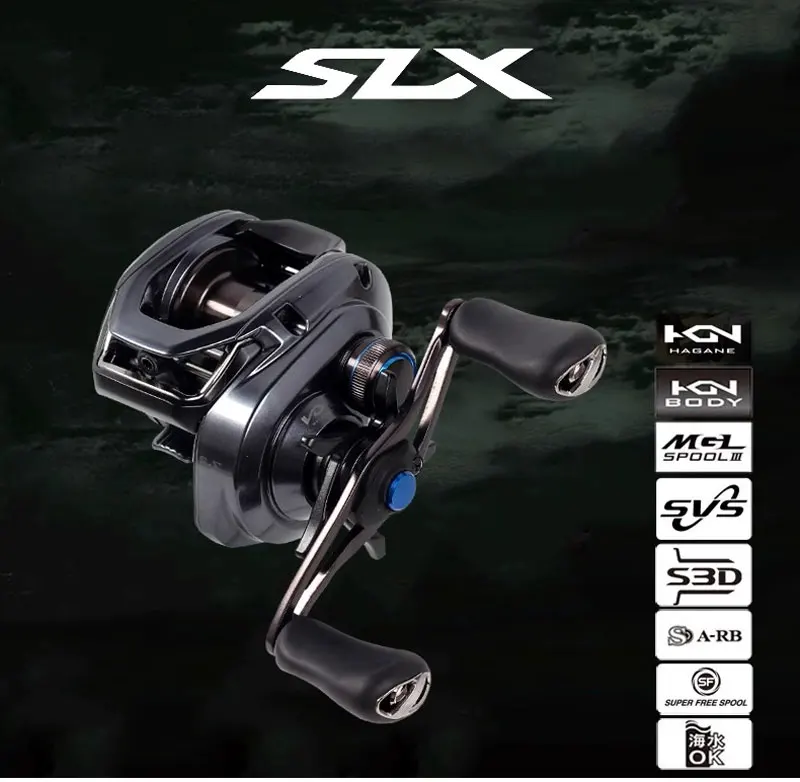 Carrete Shimano SLX 2024 vista frontal