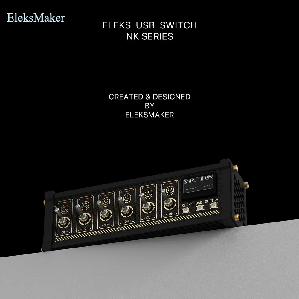 EleksMaker NK USB Hub con control de voz y pantalla OLED - imagen 2