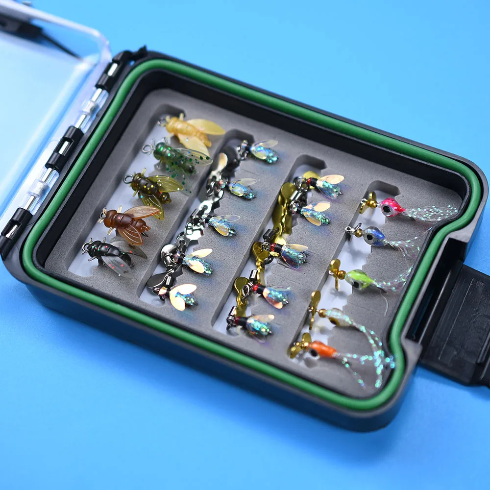 Señuelos de pesca con mosca micro para trucha y perca en arroyo - imagen 5
