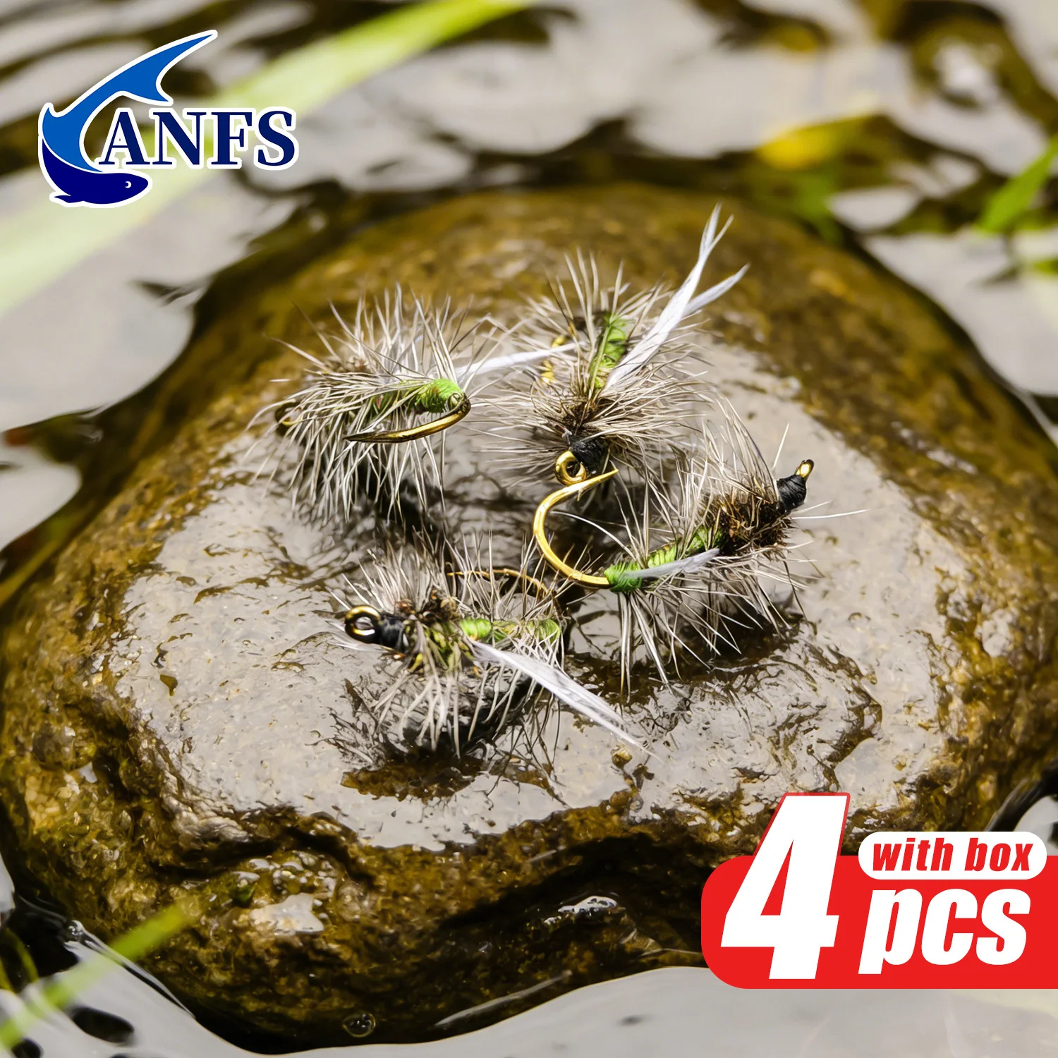Moscas para trucha ANFS en pack