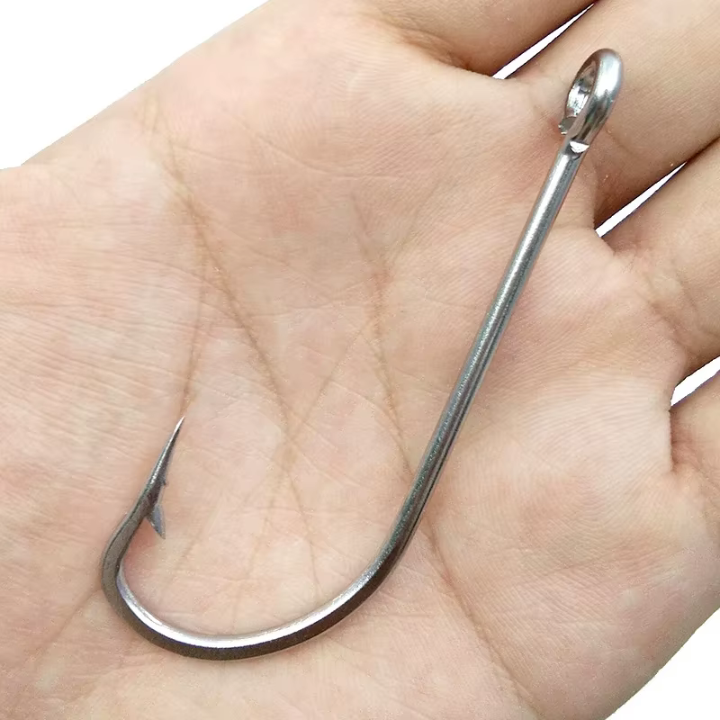 Anzuelos de pesca acero inoxidable vástago largo para agua salada - imagen 4
