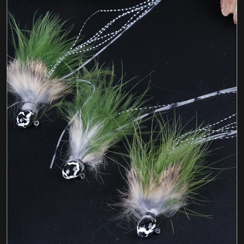 Pesos disponibles del jig head: 2g, 3.5g, 5g y 7g