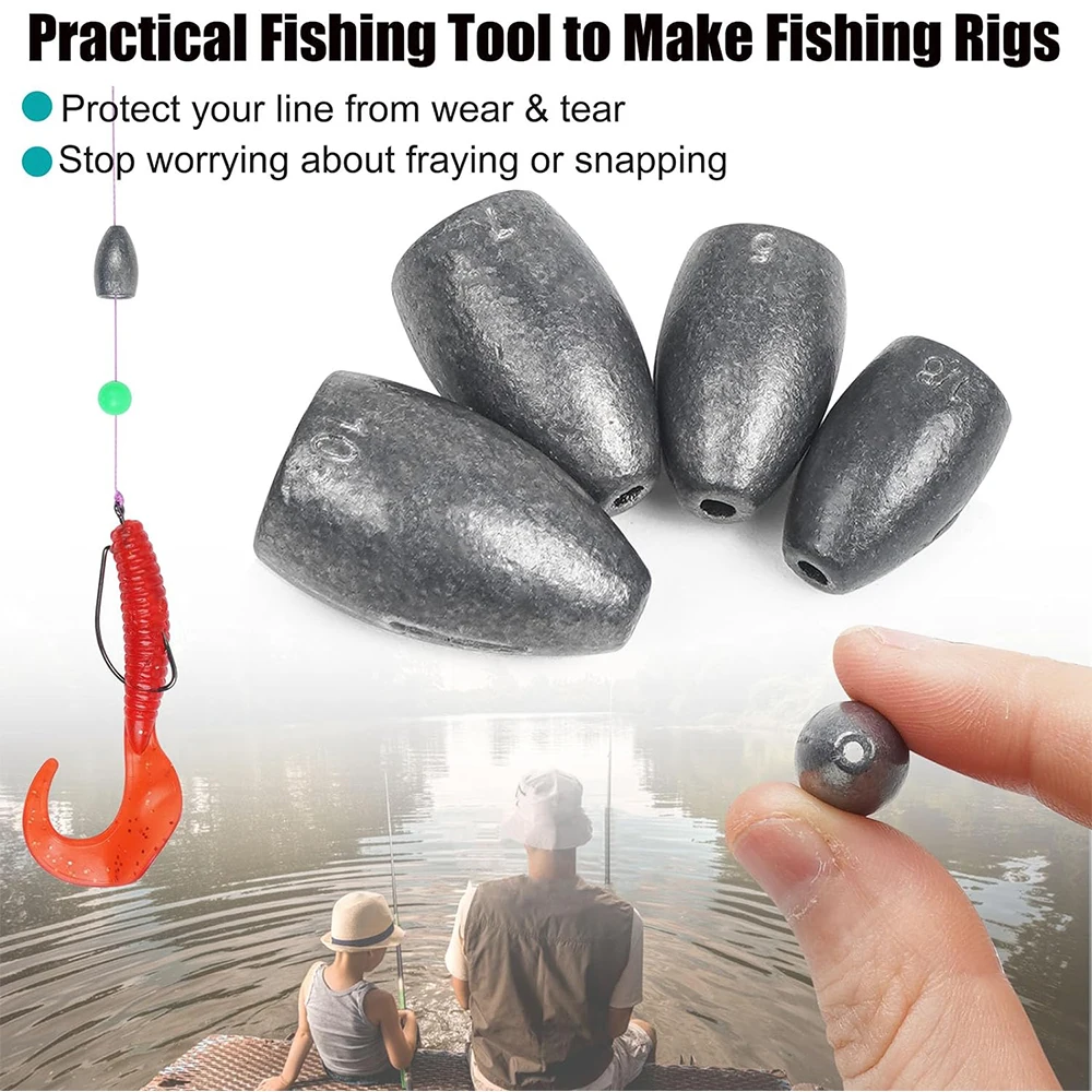 Plomo tipo bala Texas Carolina – Pesca de lubina - imagen 5