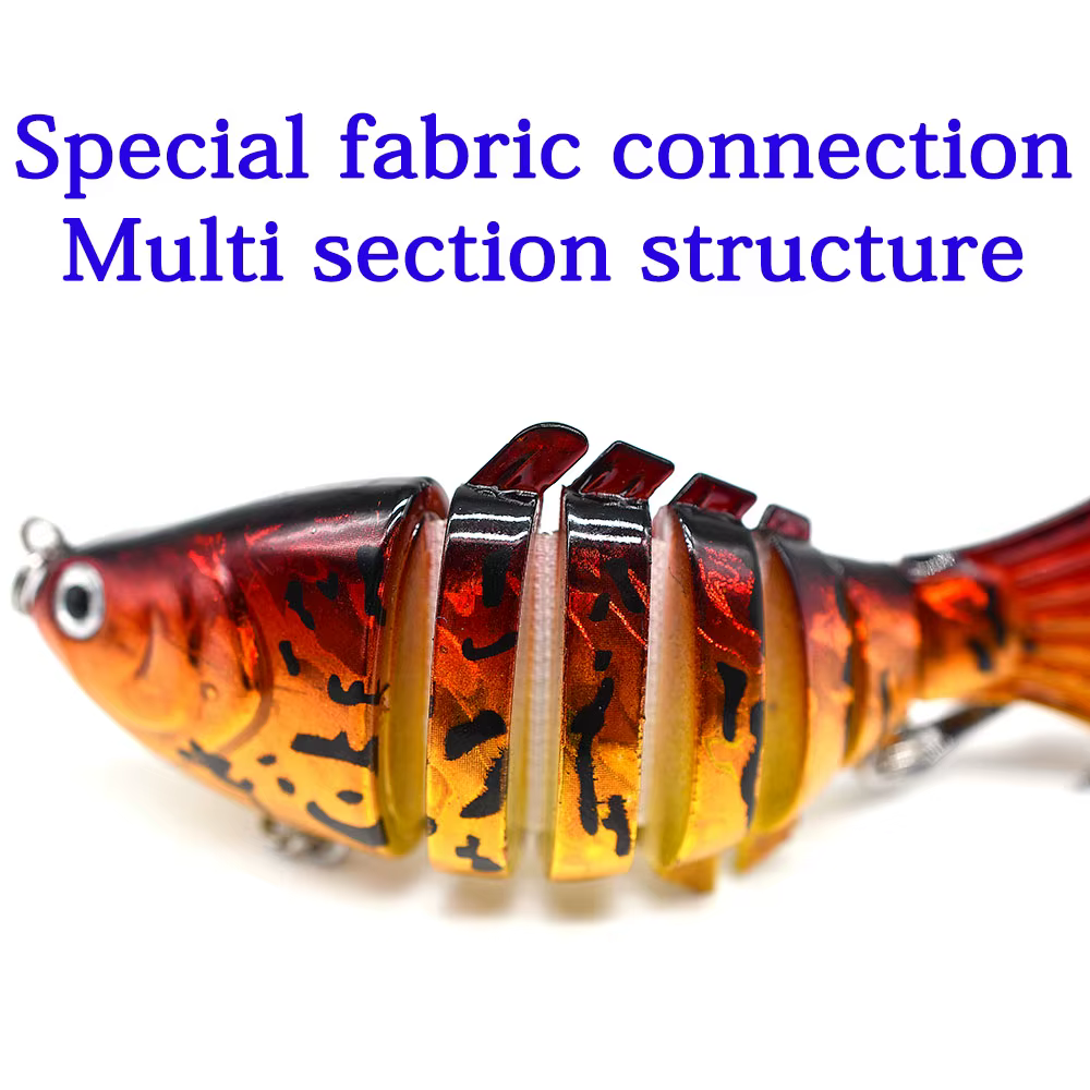 Swimbait multiarticulado se hunde – Crankbait artificiales para pesca - imagen 4