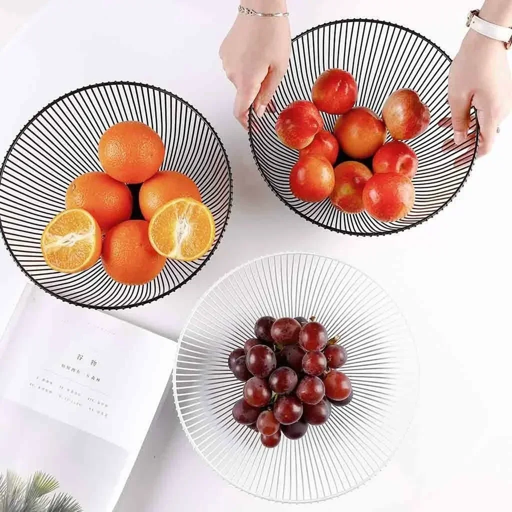 Frutero de hierro para cocina resistente – bandeja de almacenamiento - imagen 5