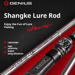 Caña Genius Shake carbono Toray 40T ultraligera spinning y casting