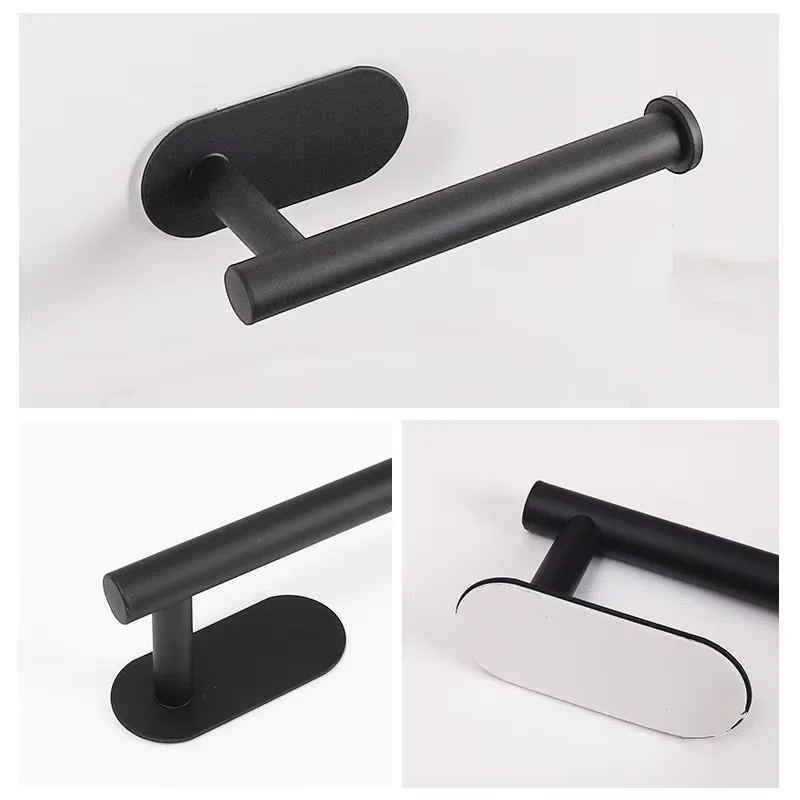 Portarrollos de acero inoxidable montado en pared de baño