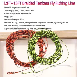 Líder Trenzado Bimoo Tenkara – Polietileno 20lb con bucle de transición