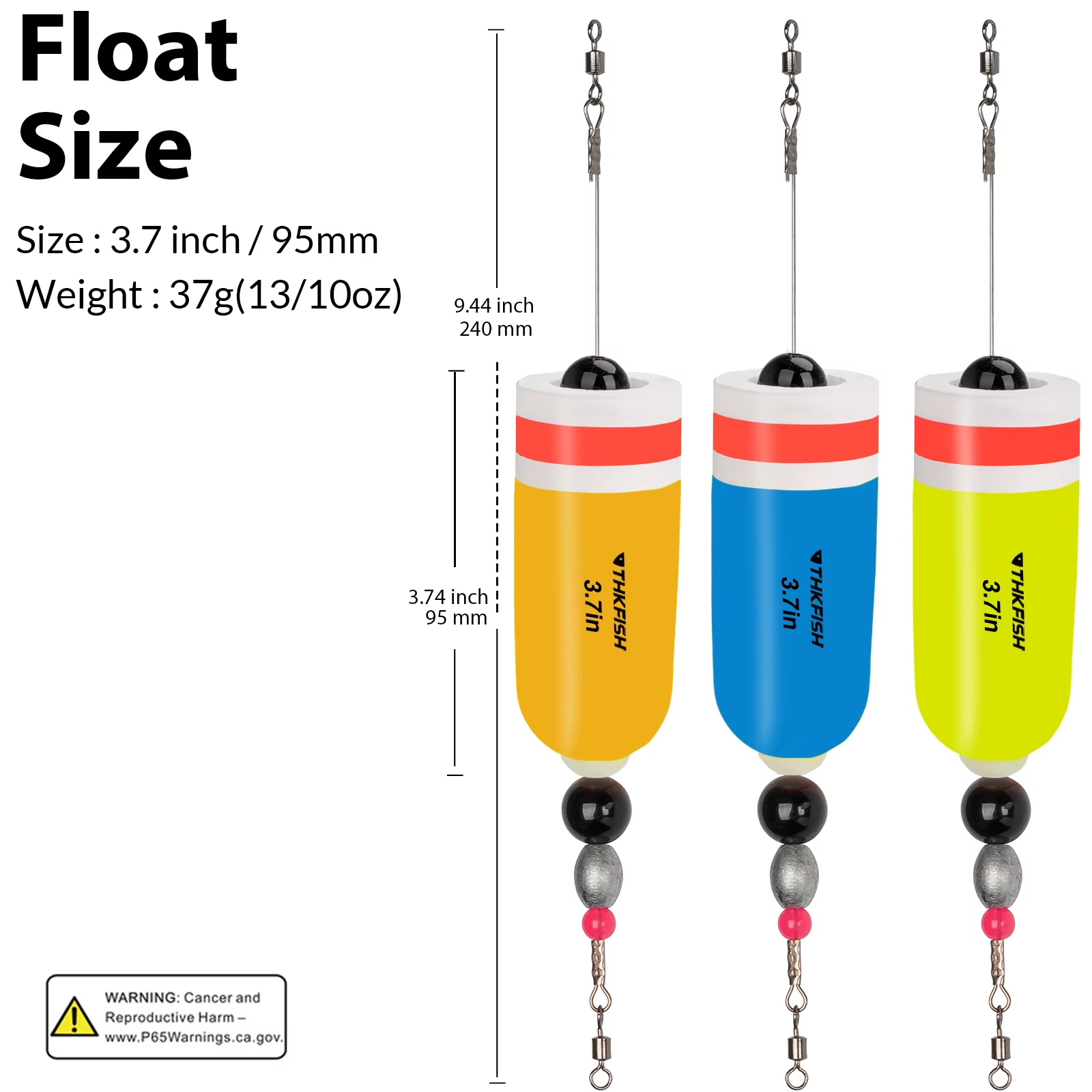 Corchos para Pesca THKFish – Flotadores con Peso - imagen 3