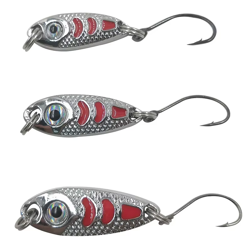 Mini Wobbler con cuchara de lentejuelas – Señuelo spinning - imagen 4