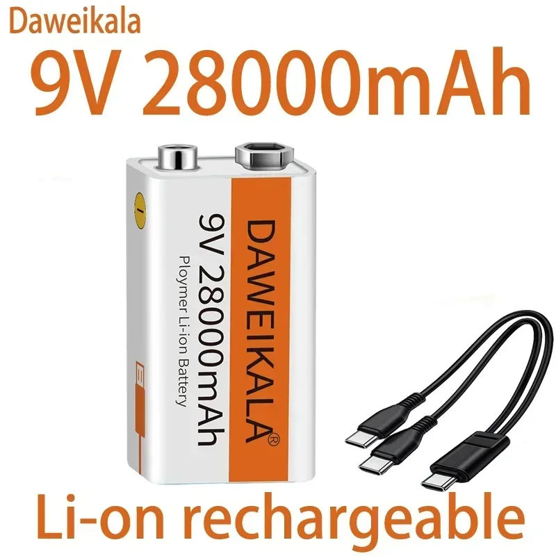 Batería 9V recargable para control remoto y KTV