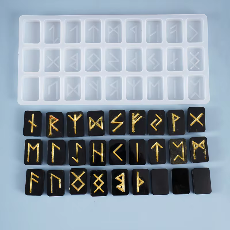 Moldes de resina para joyería: dos tipos de runas (solo moldes) - imagen 5