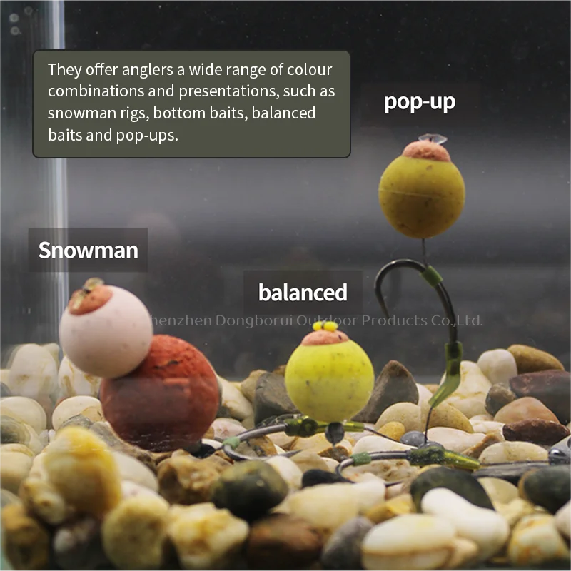 Boilies pop-up híbridos imitación mancuerna para pesca de carpa - imagen 5