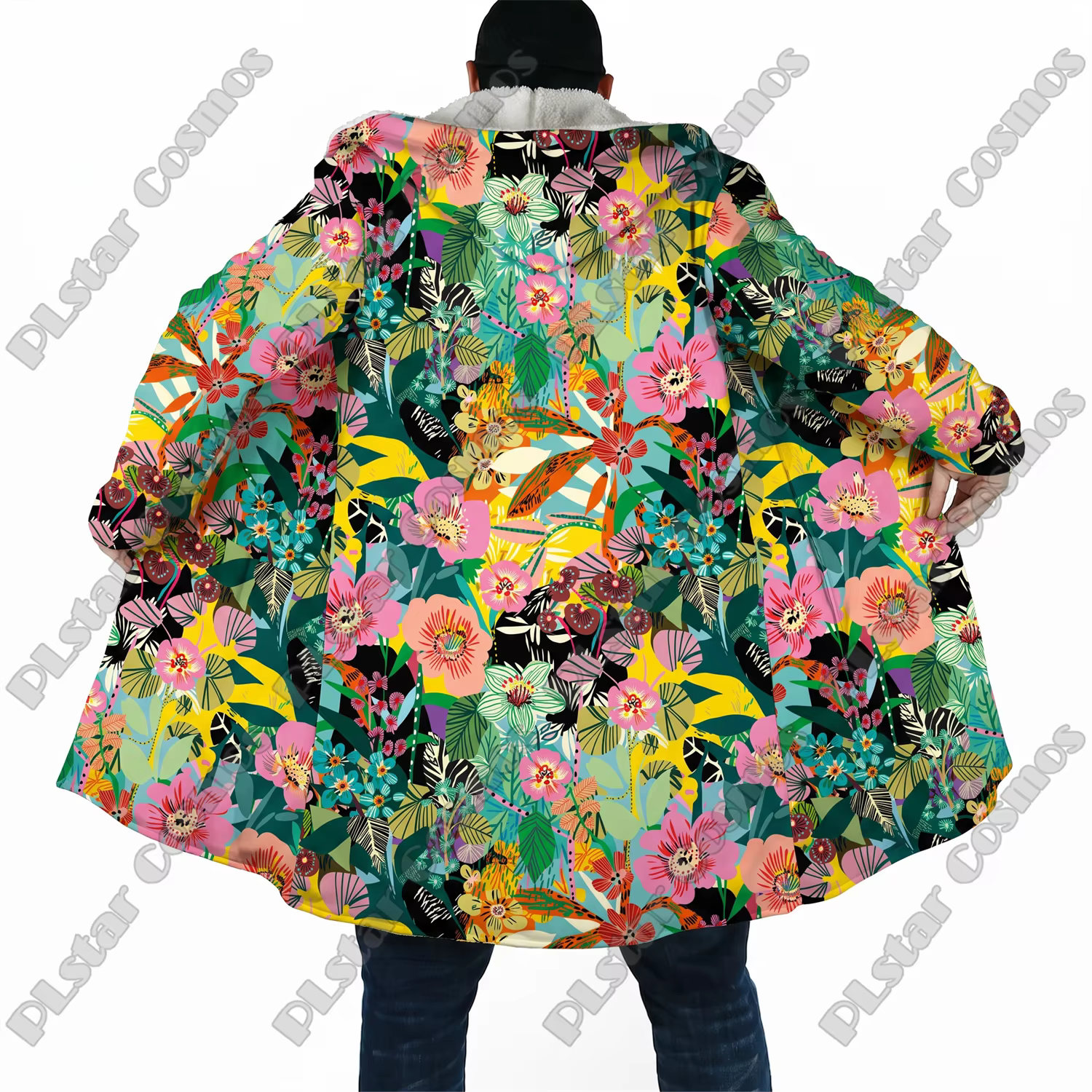 AZ-02 Chaqueta polar de pesca con capucha – Abrigo unisex de invierno - imagen 4