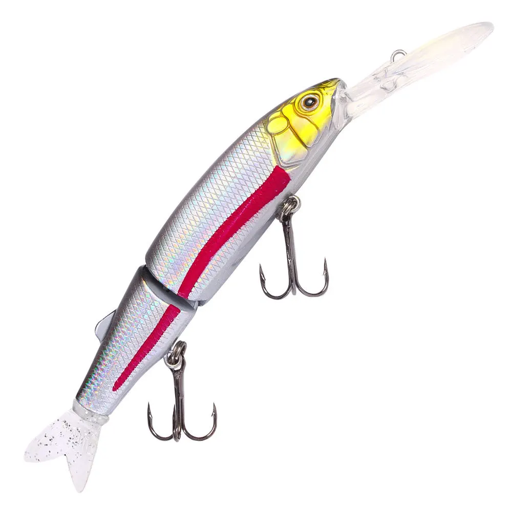 Señuelo Jointbait Swimbait Minnow Wobbler duro para lucio y zander - imagen 5