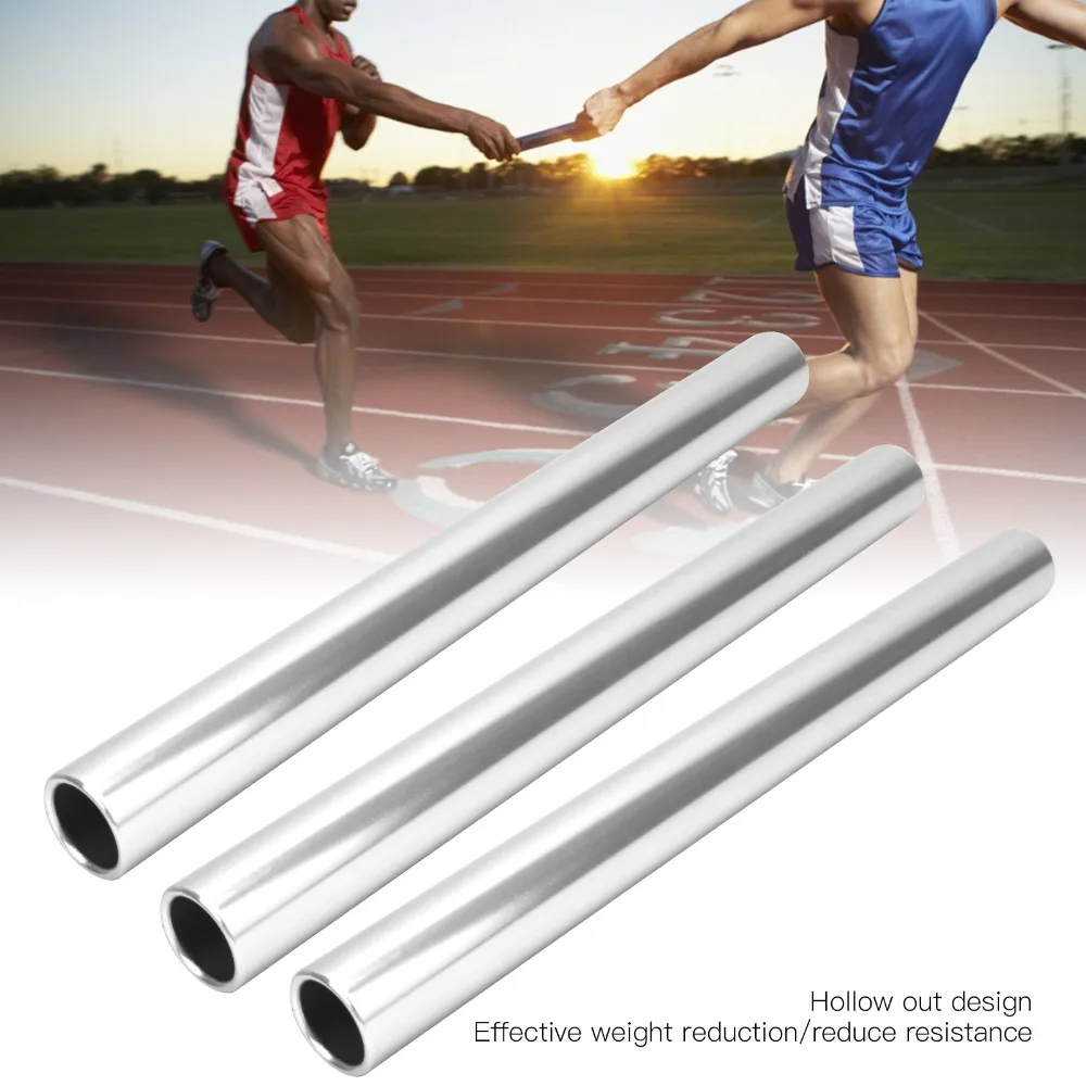Bastón de atletismo de aleación de aluminio liso brillante, recto hueco - imagen 5